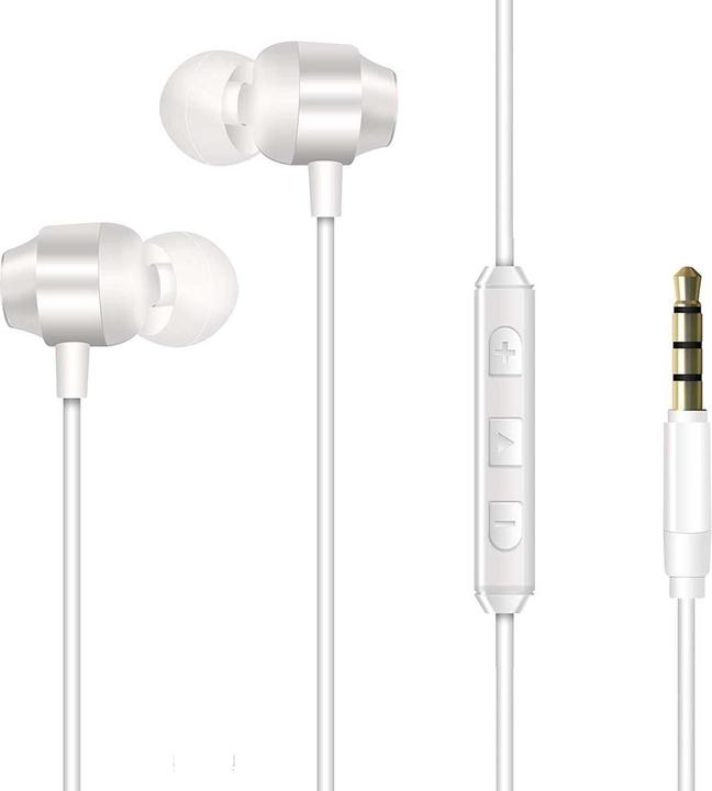 Energizer Classic Headphones CIA10 – kabelgebundene 3,5-mm-Klinkenkopfhörer (weiss) (Kabelgebunden)