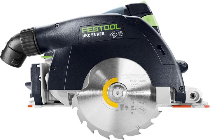 Produktbild Festool HKC 55 KEB-Basic Akku Handkreissäge 18 V 160 mm Brushless + 1x Akku 5,0 Ah + Ladegerät +