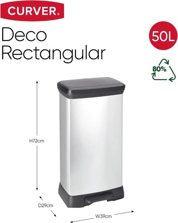 Image du produit Curver Poubelle (50 l)