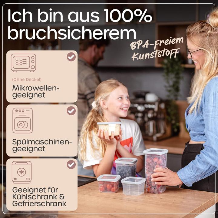 Actual product image Qoona 12-teiliges Vorratsdosenset (0.55 l)