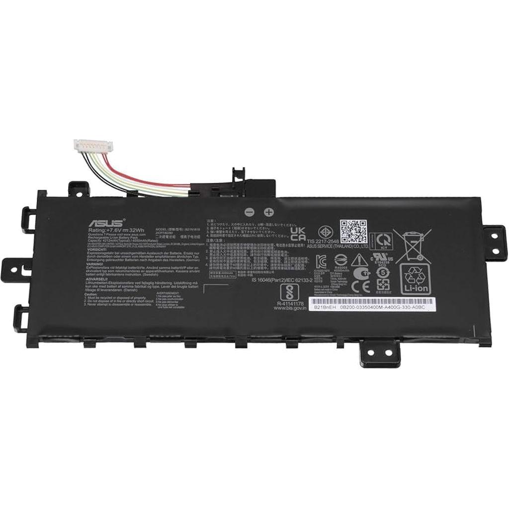 ASUS Battery B21N1818 4050 mAh / 32Wh / 7.6V / 2 cells (2 Celle, 4050 mAh), Batteria per notebook