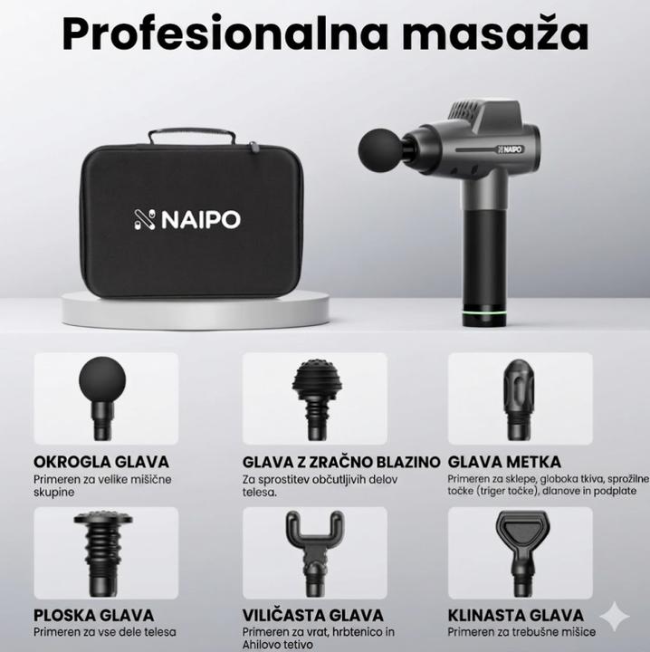 Produktbild Naipo Massagekanone NPMGUN-006