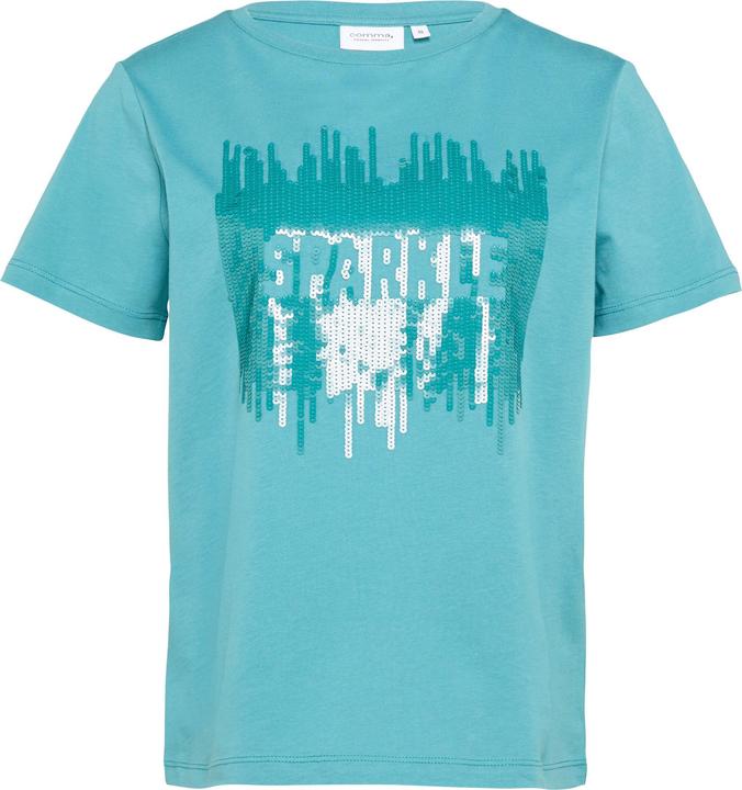 Image du produit Comma T-Shirt T-Shirt mit Pailletten-Artwork (36)
