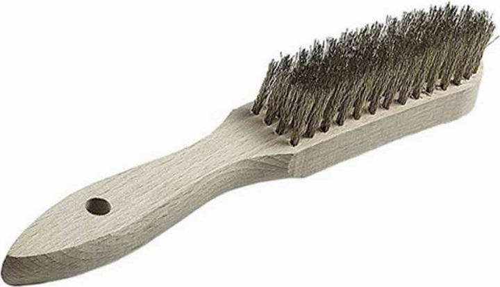 Ironside Messing Drahtbürste 5 reihig 0,30mm Draht