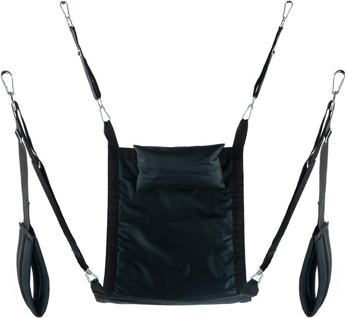 Produktbild Mr. Sling Rectangular canvas sling - 4 points - Full set - Black