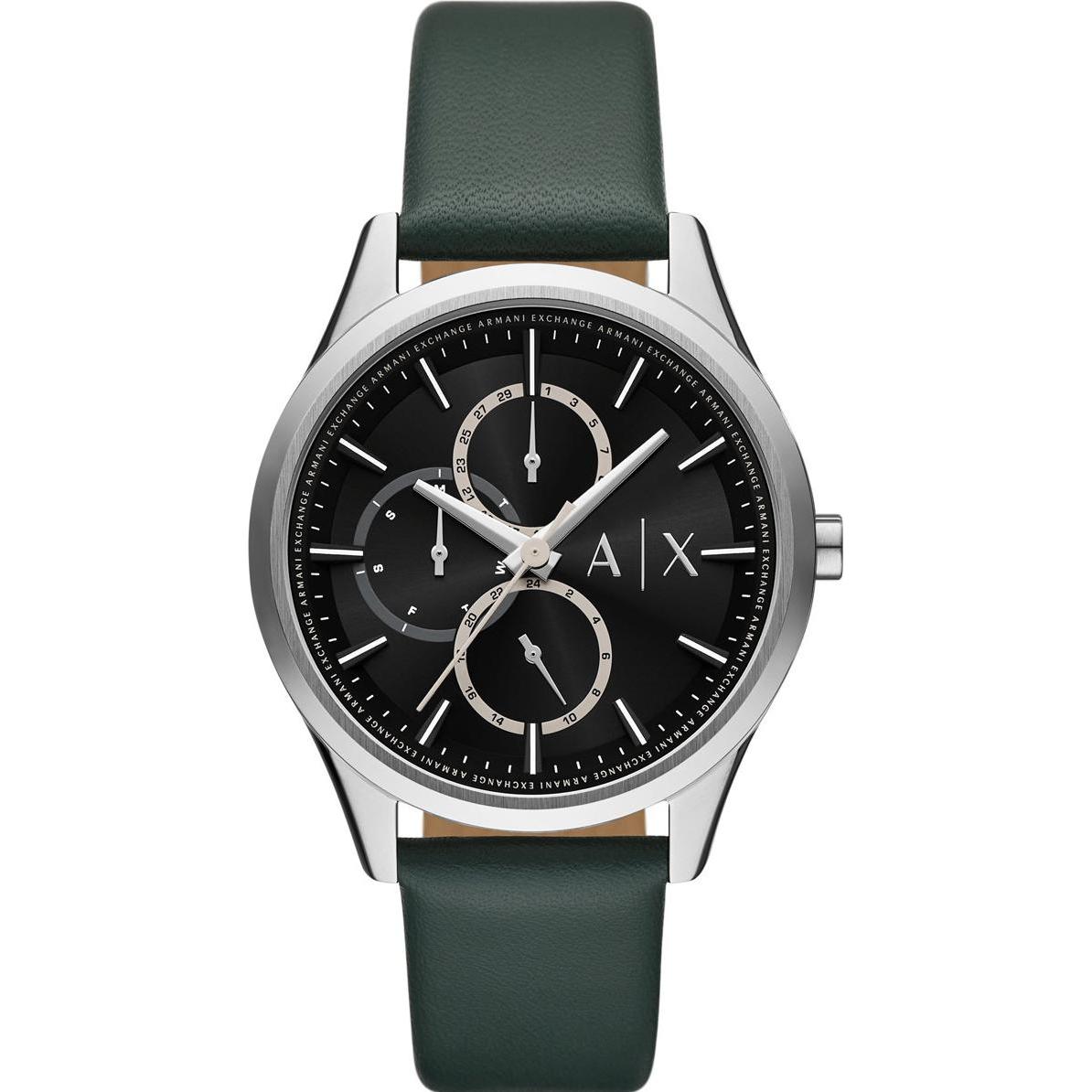 Armani Exchange, Armbanduhr, Dante, Silber, (Analoguhr, 42 mm)