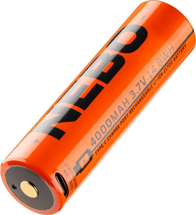 Image du produit Nebo wiederaufladbare Batterie 21700, 4000 MAH (1 pcs, 21700, 4000 mAh)
