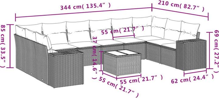 Produktbild vidaXL Lorelei