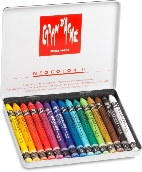 Image du produit Caran d'Ache Neocolor II Aquarelle Metallschachtel (Multicolore, 15 x)