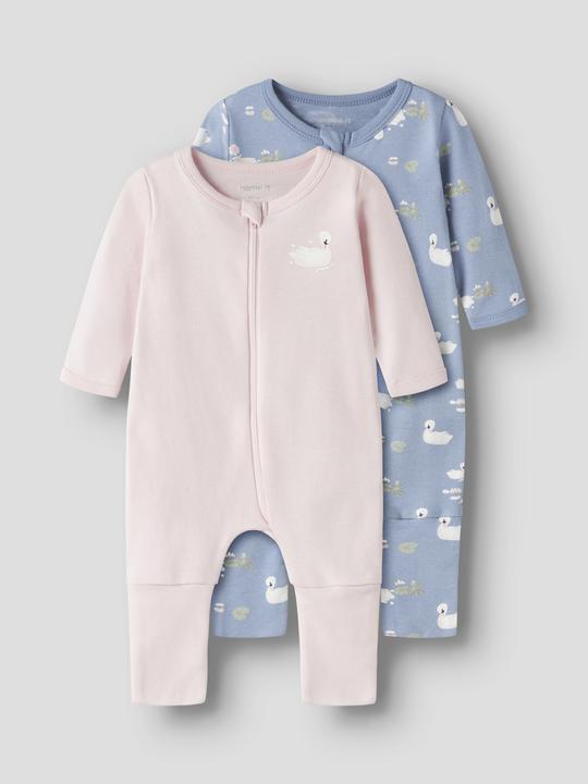 Produktbild Name it Nbfnightsuit 2p Zip Ff Swan Noos (80)
