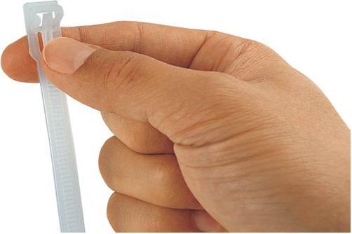 Image du produit HellermannTyton Serre-câble détachable 35mm (Serre-câbles en plastique, 150 mm, 100 pcs)
