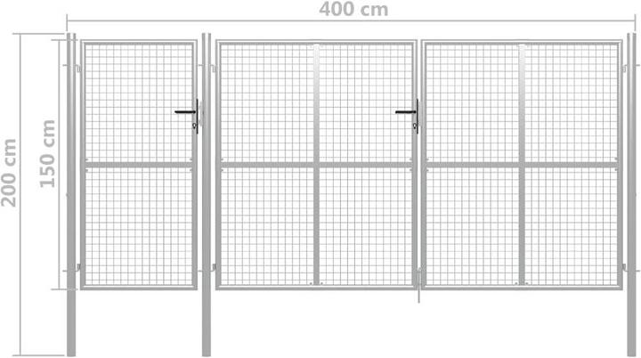 Produktbild vidaXL Gartentor