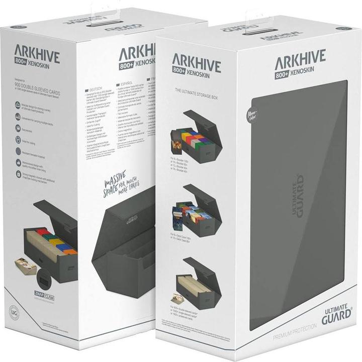 Image du produit Ultimate Guard Arkhive 800+ XenoSkin Monocolor Gris