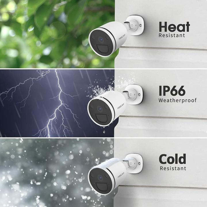 Immagine prodotto Foscam S41-W bewakingscamera IP-beveiligingscamera Buiten Rond 2560 x 1440 Pixel Plafond/muur (2560 x 1440 Pixels)