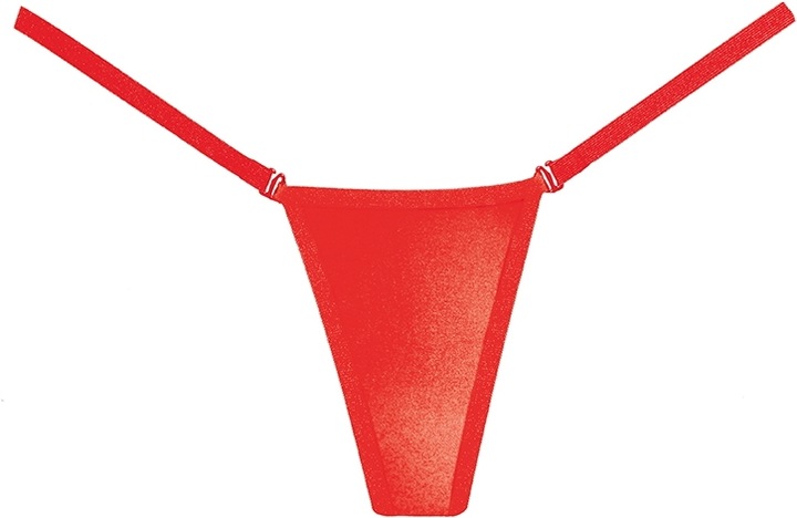 Produktbild Allure Wetlook Panty - Red (One Size)