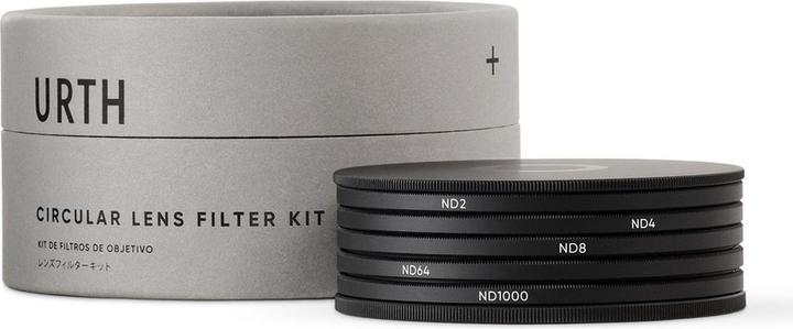 Urth 72mm ND2, ND4, ND8, ND64, ND1000 Lensfilterset (Plus+) (72 mm, ND / grijsfilter, 72 mm)