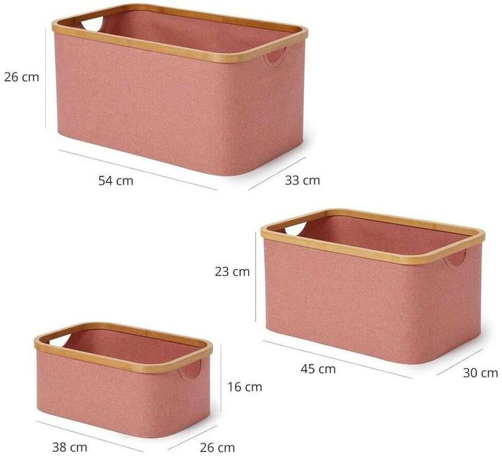 Produktbild Lumaland Aufbewahrungsbox (54 cm, 3x)