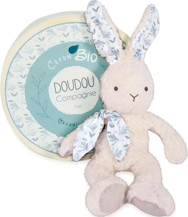 Produktbild Doudou et Compagnie Bio Hase,weiss 25cm (24 cm)