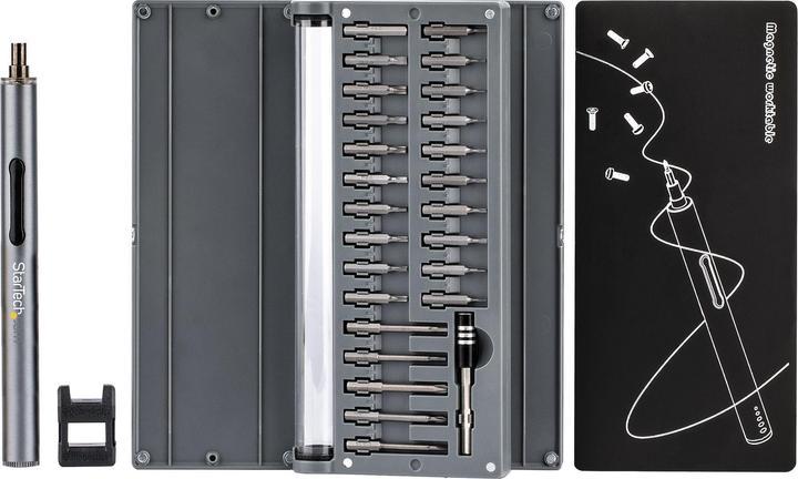 Produktbild StarTech Elektrischer Mini-Schraubendreher - Mini-Akkuschrauber für Elektronik-, Laptop-, Computer-, Tablet-