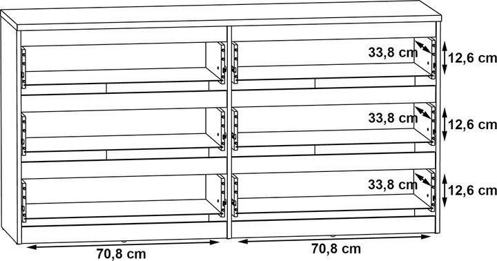 Image du produit Lipo Zoro (154 x 42.50 x 79.90 cm)
