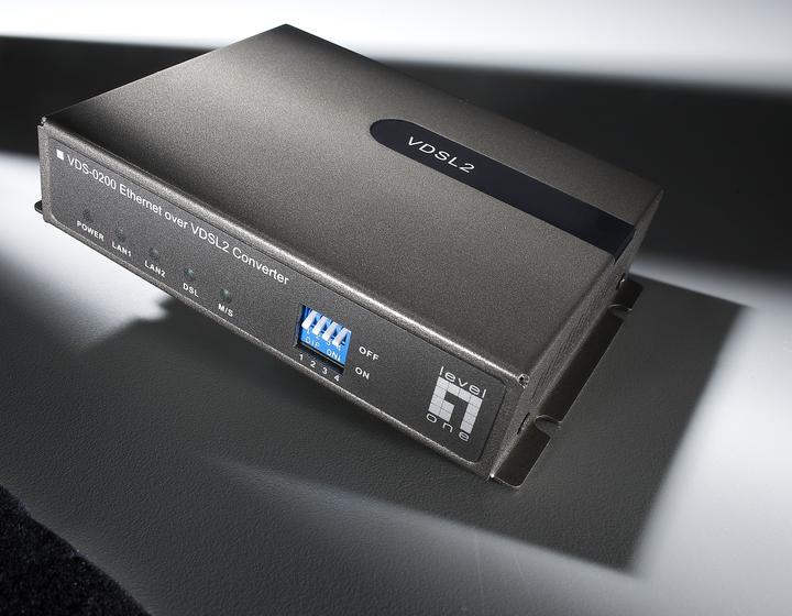 Produktbild LevelOne VDS-0200: Media Konvert. RJ45-VDSL (Media Konverter)