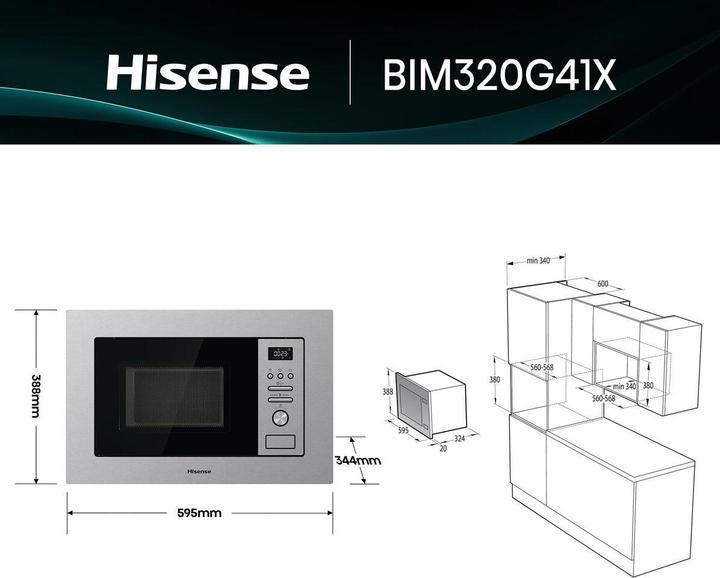 Immagine prodotto Hisense BIM320G41X (20 l)
