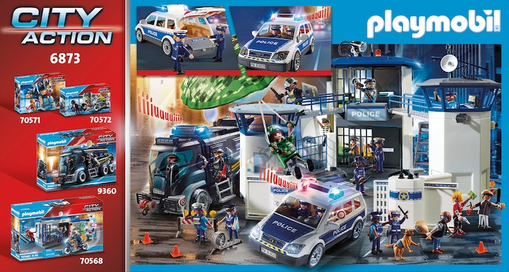 Produktbild Playmobil Polizei-Einsatzwagen (6873, Playmobil City Action)