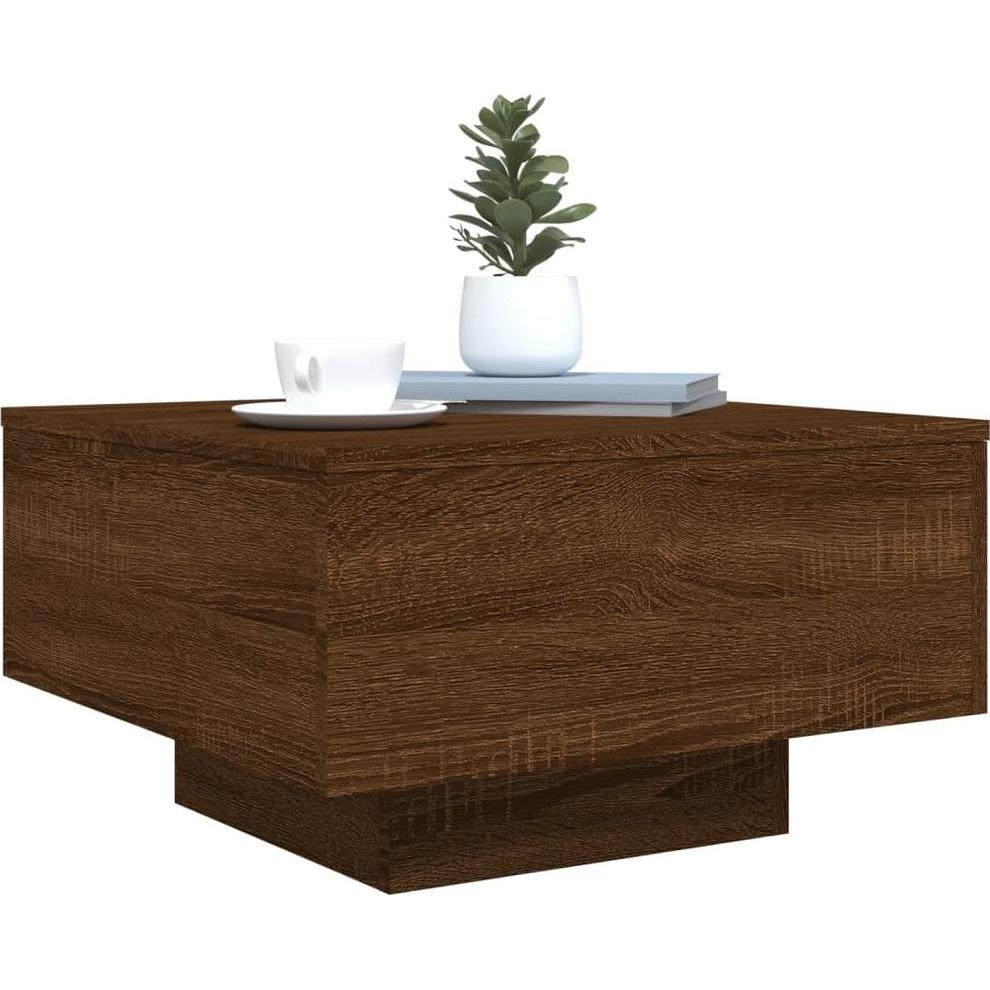 VidaXL, Couchtisch + Beistelltisch, Jasmin (80 x 80 x 31 cm)