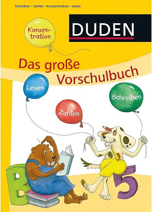 Produktbild Das grosse Vorschulbuch (Deutsch, Ulrike Holzwarth-Raether, Ute Müller-Wolfangel, 2016)