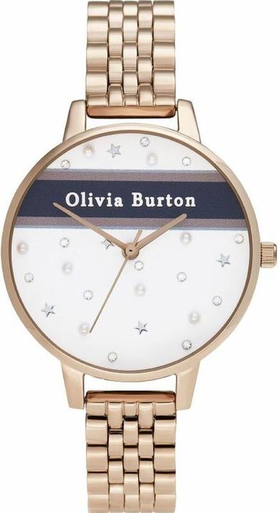 Immagine prodotto Olivia Burton Orologio da donna Rosa e Marina a righe OB16VS06 (Orologio da polso analogico, 34 mm)