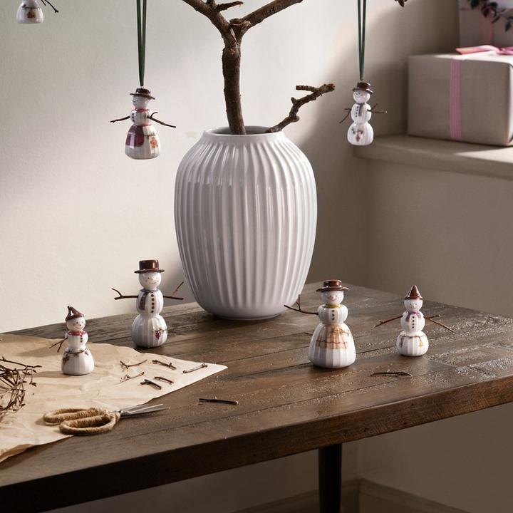 Actual product image Kähler Hammershoi Jul decorative figure hanging snow woman