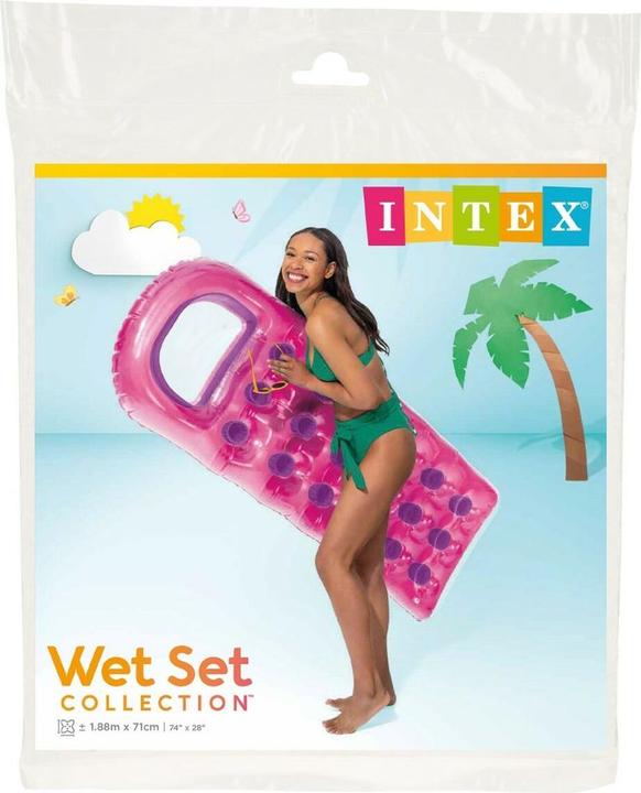 Image du produit Intex Luftmatratze Reflektierend 18 Gläser 188 x 20 x 71 cm