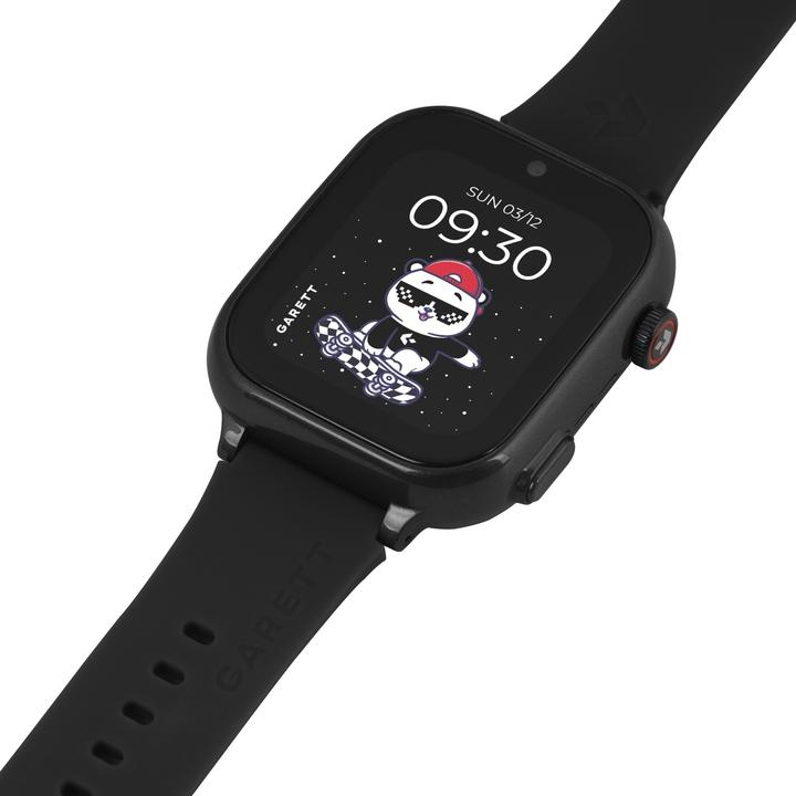 Actual product image Garett Kids Cute 2 4G Smartwatch, Black (4G)