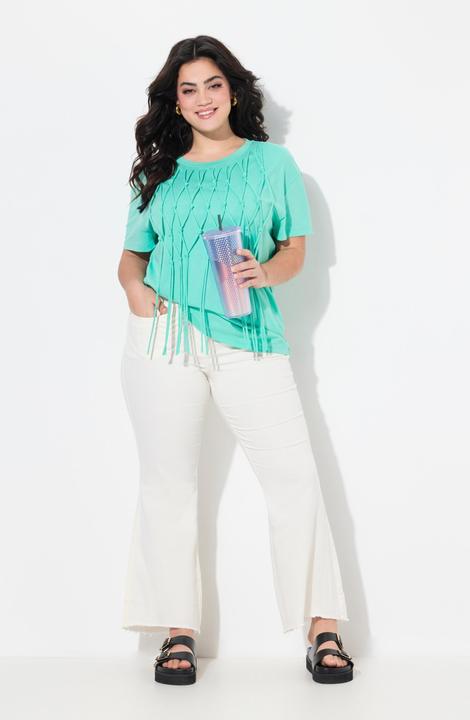 Produktbild Angel of Style Jeans, ausgestellt, gerundeter Fransensaum (54)