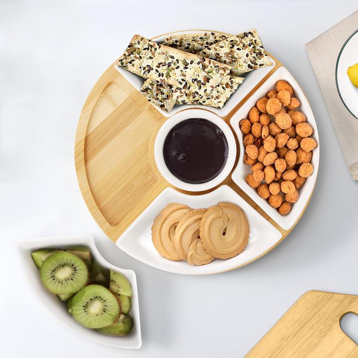 Produktbild Cheffinger 4er Set Schalen Bambusboden Snack