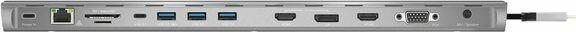 Produktbild j5Create JCD543P USB-C™ Triple Display Docking Station with 100W PD Adapter, Wired, USB 3.2 Gen 1 (3 (USB-C, 13 Ports)