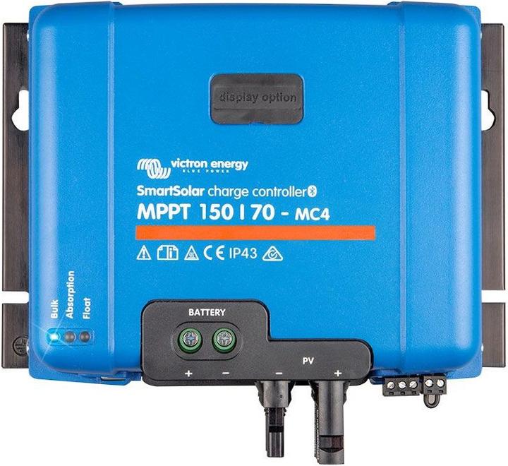 Actual product image Victron Energy SmartSolar 150/70 MPPT Solar Charge Controller 12/24/36/48 V Battery ()