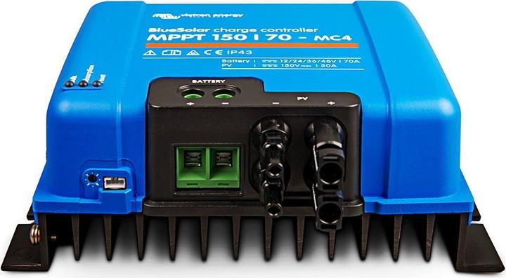 Actual product image Victron Energy SmartSolar 150/70 MPPT Solar Charge Controller 12/24/36/48 V Battery ()