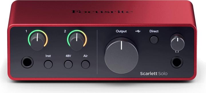 Actual product image Focusrite Scarlett Solo – 4th Generation (USB)