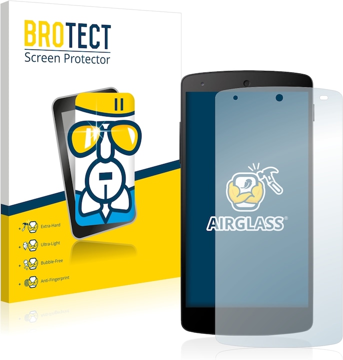 Produktbild BROTECT AirGlass Panzerglasfolie (1 Stück, LG Nexus 5)
