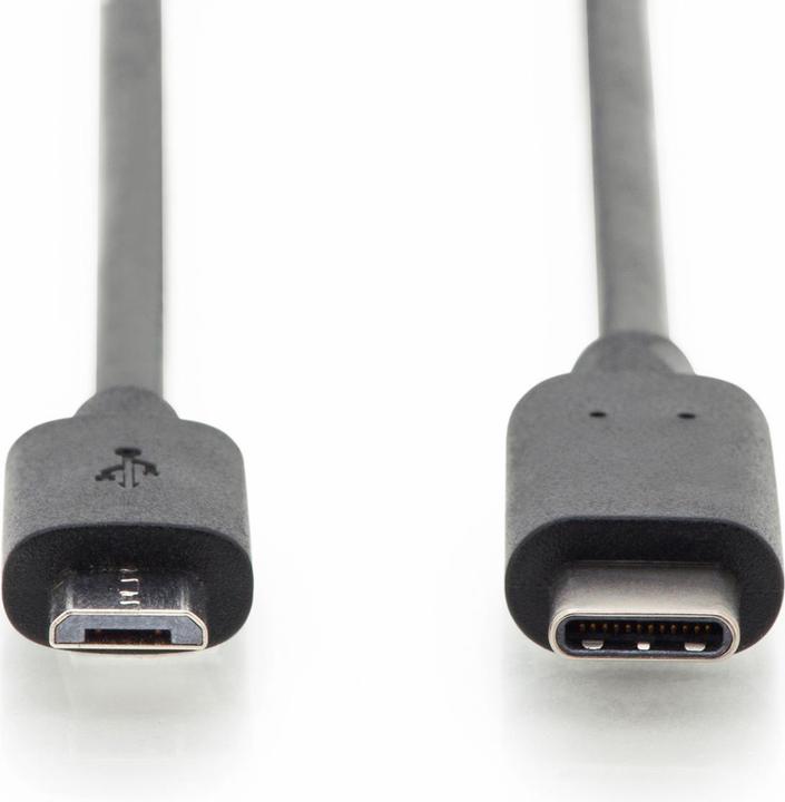 Image du produit Digitus USB C - USB Micro (1.80 m, USB 2.0)