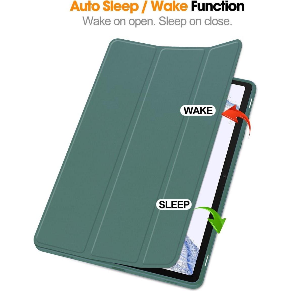 Thumbnail - König Design Schutz Tablet Hülle für Samsung Galaxy Tab S9 Case Cover Tasche 3-Fold Etuis Neu (Galaxy Tab S9), Tablet Hü...