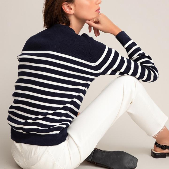 Immagine prodotto La Redoute Collections Maglia da marinaio in cotone organico (L)