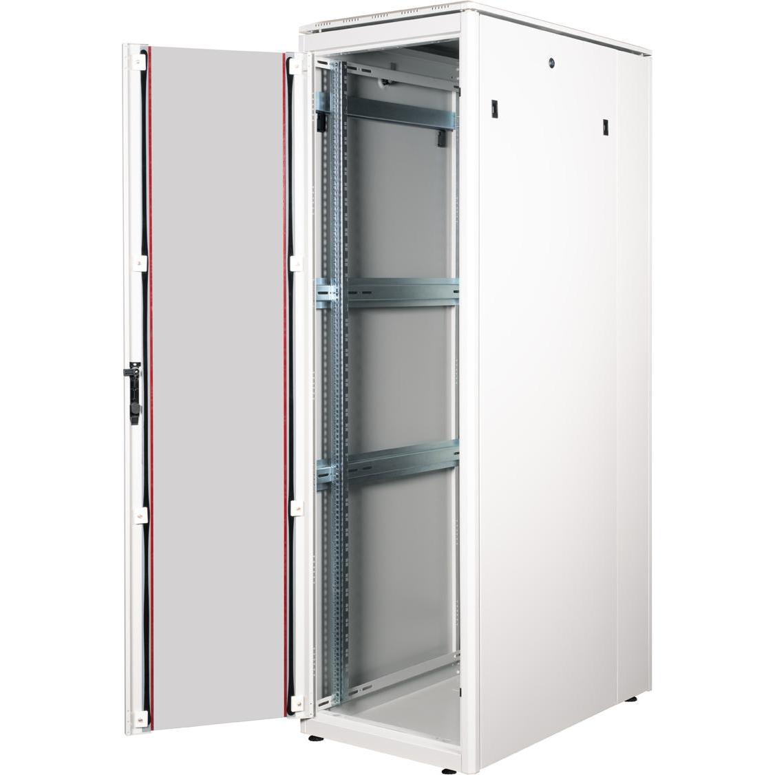 Thumbnail - Roline 19-Zoll Netzwerkschrank Pro 42 HE (42 HE, 19 Zoll Rack), Serverschrank, Grau