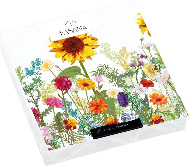 Productafbeelding Fasana Servietten Blumen und Pflanzen (20 x, 330 x 330 mm)