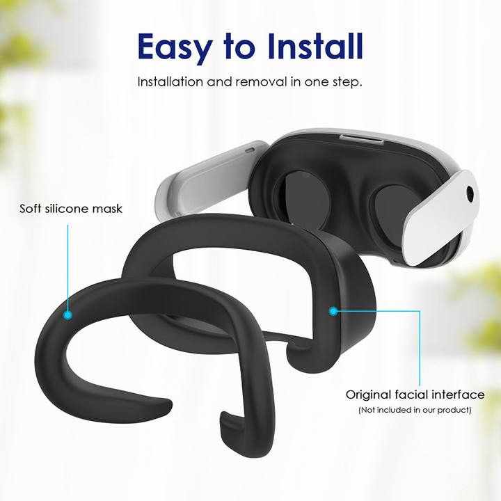Actual product image Ueli Express Meta Quest 3 Anti Sweat Silicone Attachment Eye Mask