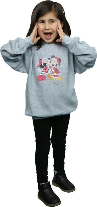 Produktbild Disney Mickey And Minnie Christmas Kiss Sweatshirt Mädchen (140, 146)