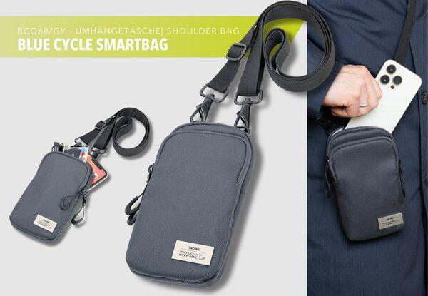 Immagine prodotto Troika Smartphone Umhängetasche BLUE CYCLE SMARTBAG