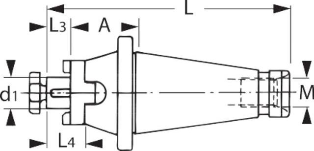 Immagine prodotto Eroglu Mandrino portafrese SK 40 A = 52