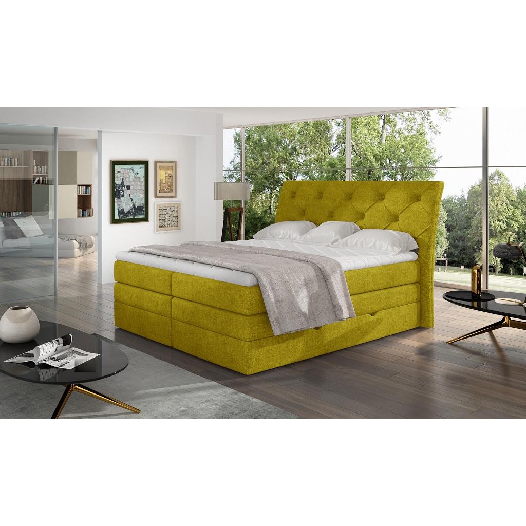 ELTAP, Boxspringbett, Mirabel mit Stauraum (160 x 200 cm)
